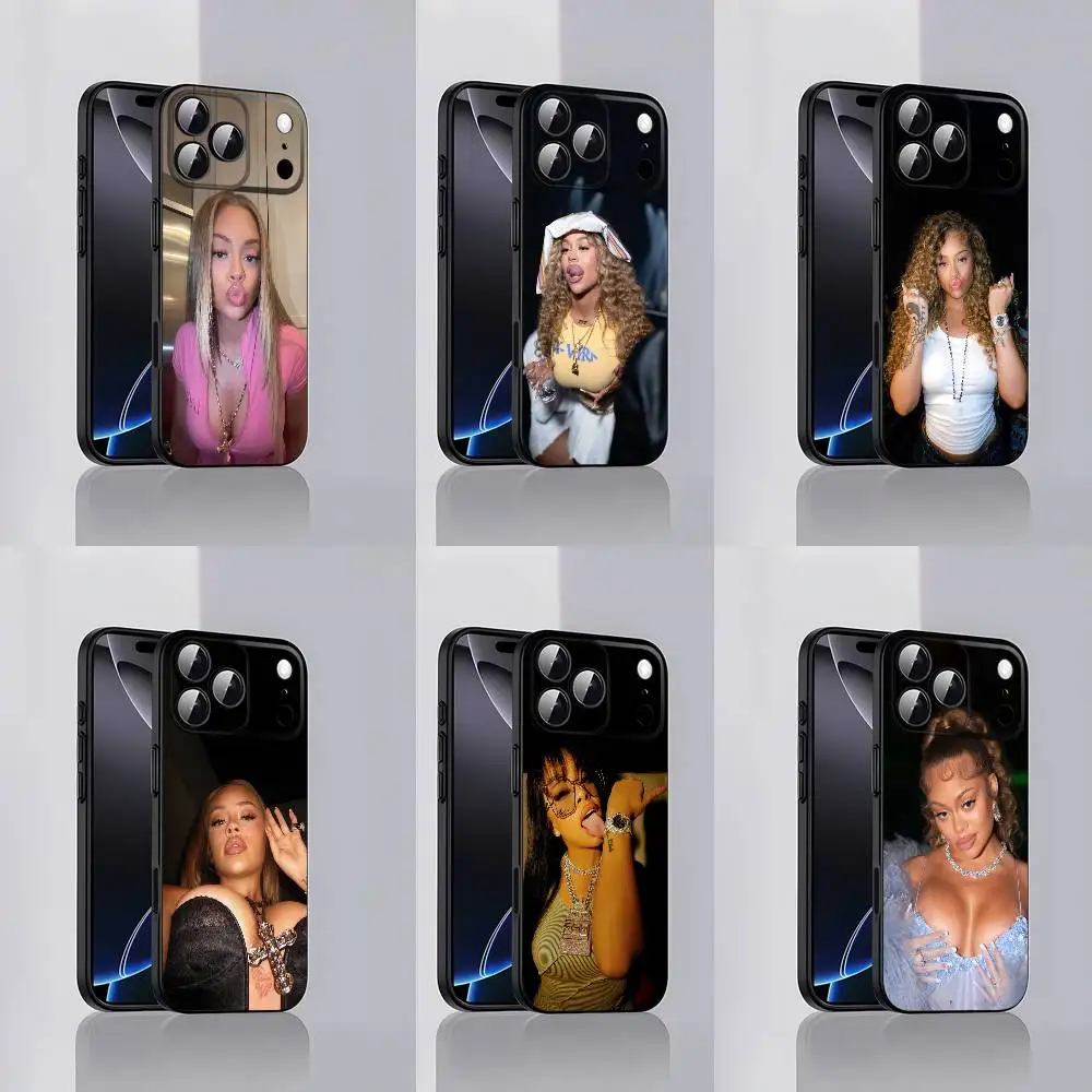 

Phone Case For iPhone 17,16,15,14,13,12,Pro,Max,Plus,E,SE4,Air,Mini Black L-Latto 777 Soft Cover