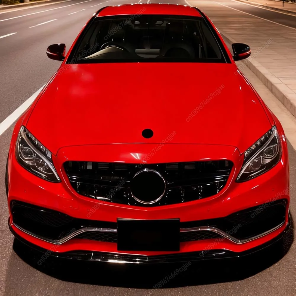 

Для Mercedes-Benz C Class Coupe W205 C205 C63 C63s AMG 2015–2022 Черный тюнинг автомобиля Передний бампер Губный диффузор Спойлер Комплекты кузова