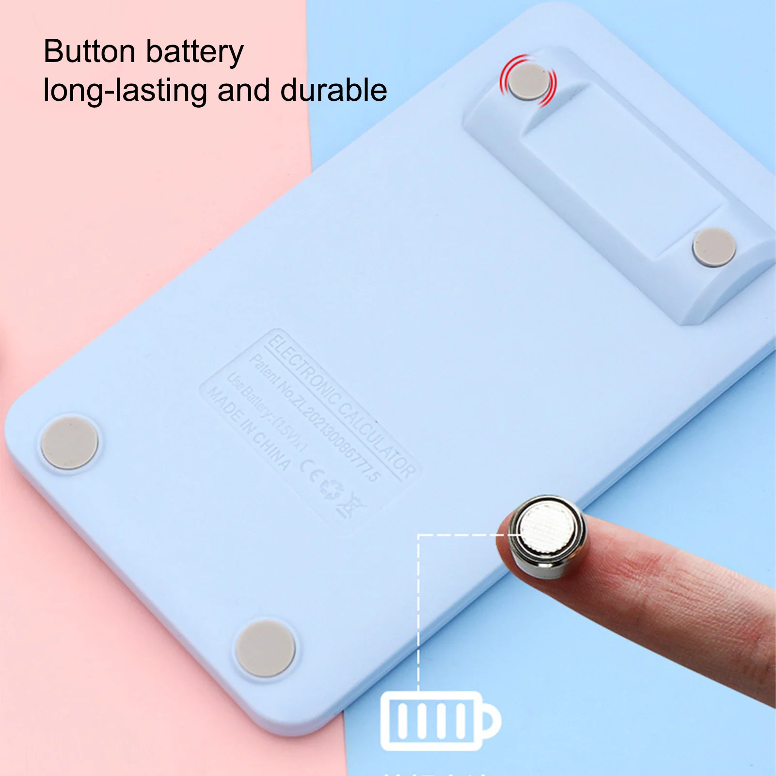 Mini calculadora de escritorio de 8 dígitos, herramienta contable de negocios y finanzas con botones grandes, adecuada para estudiantes y suministros para pequeñas empresas