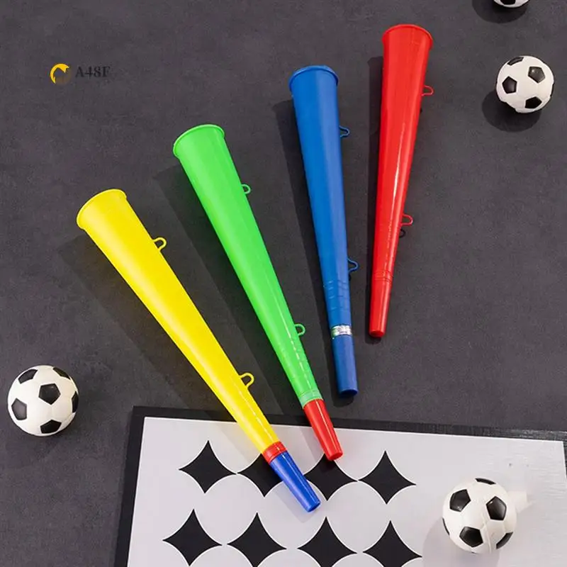

A48F-12Pcs Stadium Horn Football Fan Horn Trumpet Plastic Sports Event Cheering Props