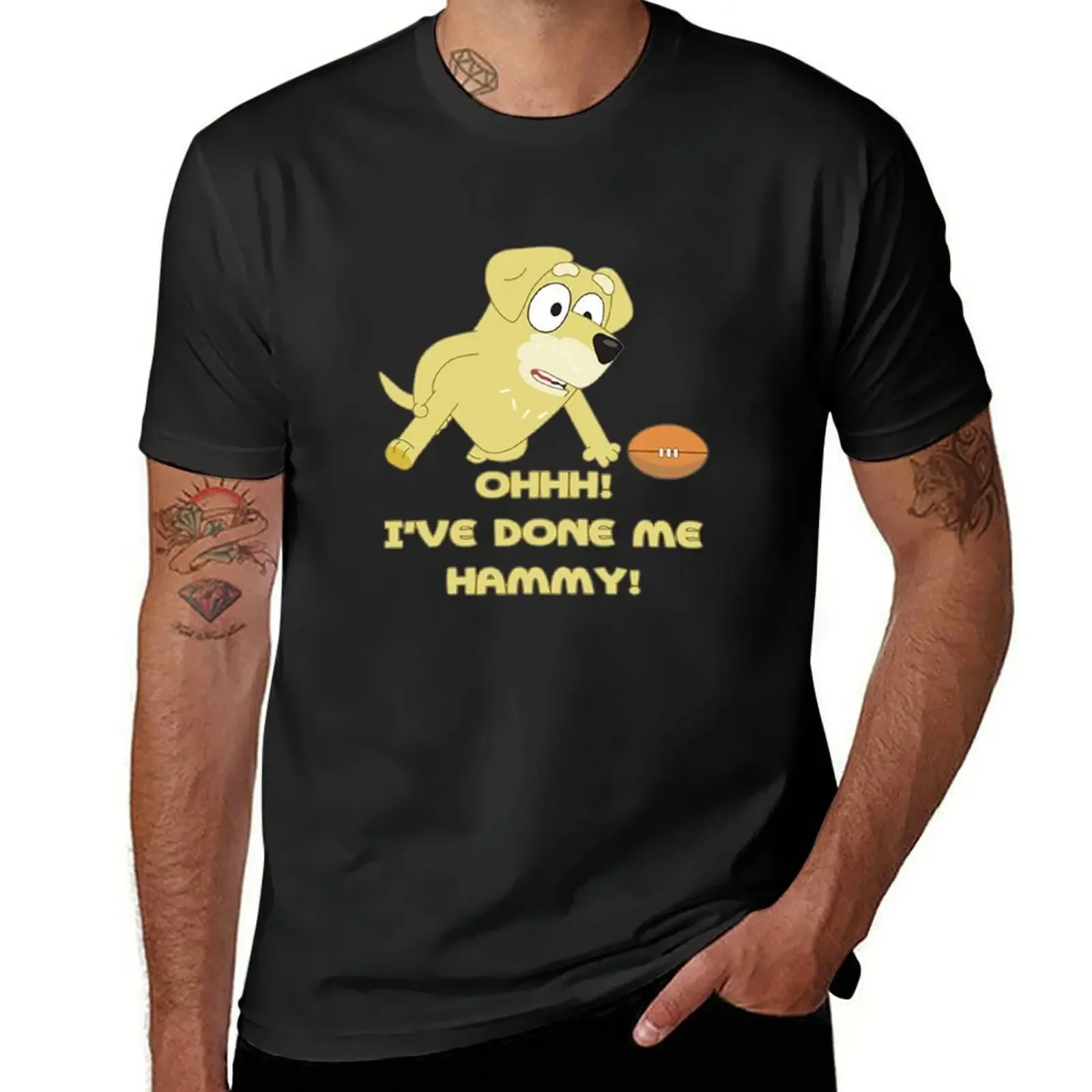 I've done me hammy! T-Shirt aesthetic clothes plus size tops mens workout shirts