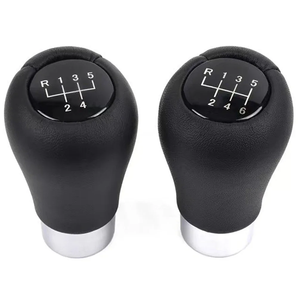 Leather Car Gear Shift Knob for BMW 1 3 5 6 Series E30 E36 E39 E46 E60 E81 E82 E87 E90 E53 E84 E83 5/6 Speed Car Gear Shift Knob