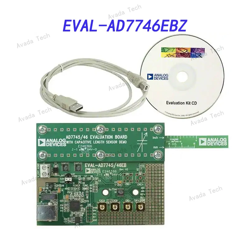 

Avada Tech EVAL-AD7746EBZ Data conversion IC development tool evaluation board i.c