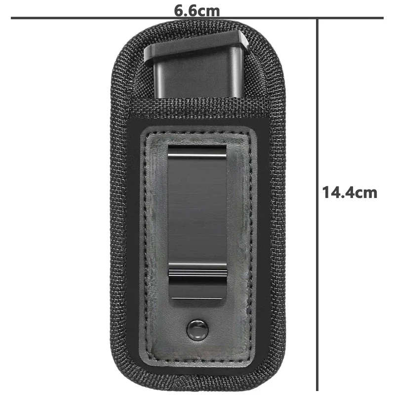 Outdoor Concealed Tactical Tactical Magazine Pouch Concealed Pistol Carry Small Belt Pouch Accessory Bag for Glock 17 19 1911