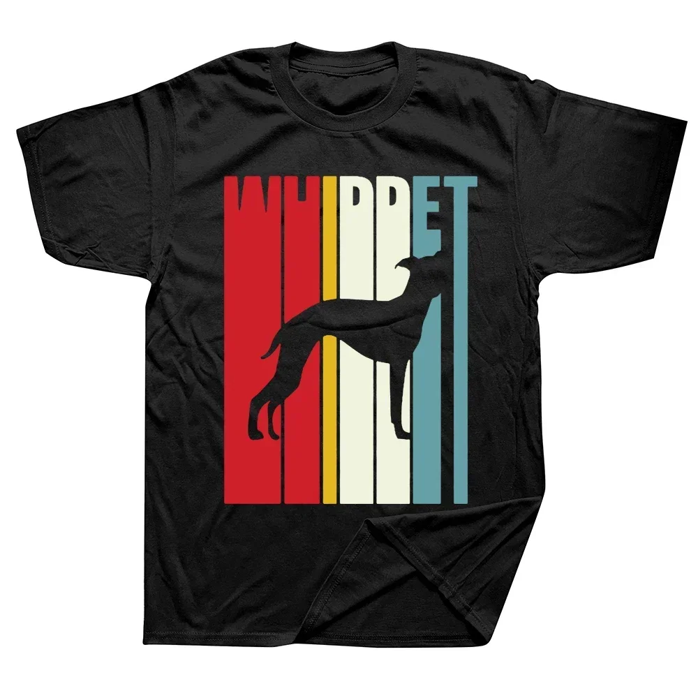 Funny Whippet Dog Greyhound T Shirts Summer Style Graphic Cotton Streetwear Short Sleeve Birthday Gifts T-shirt Mens Clothing