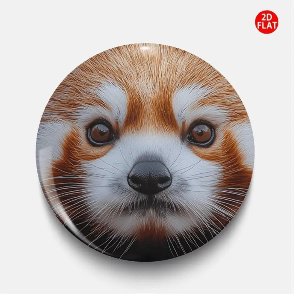 Panda Classic Fashion Brooch Pin Badge With Jeans Clothes Backpacks And Hats Badges Button Round Creative Pin Brooch