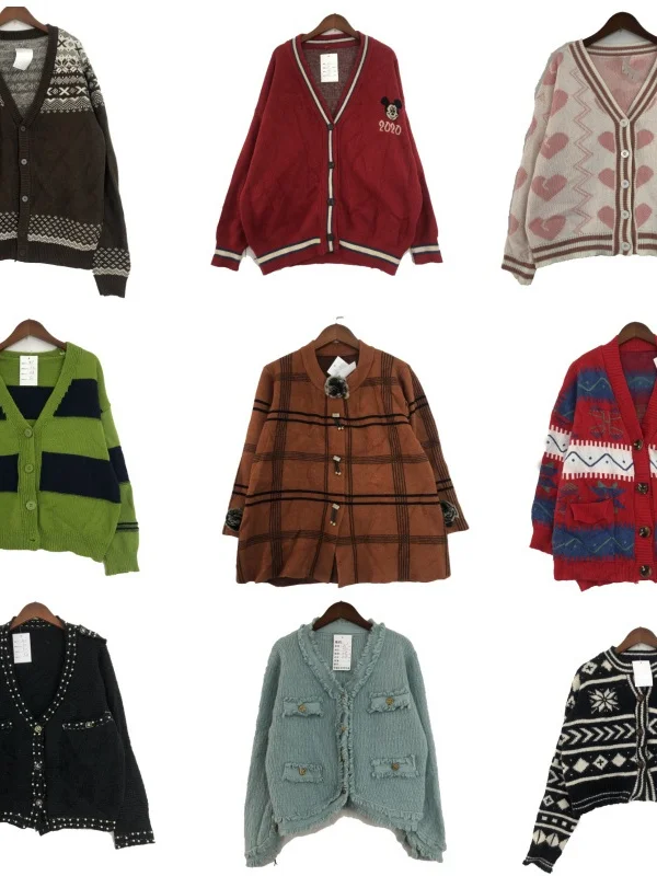 

Vintage Small Woolen Cardigan Coat ex Retro Versatile National Sle Premium Winter Sweater Moisture ng Long Sve ...