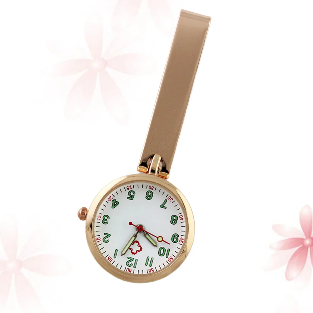 ساعة جيب ممرضة إبداعية متينة للاستخدام الآمن، عدد واضح، إضاءة ليلية، تصميم رائع، هدية عصرية للموظفين الطبيين