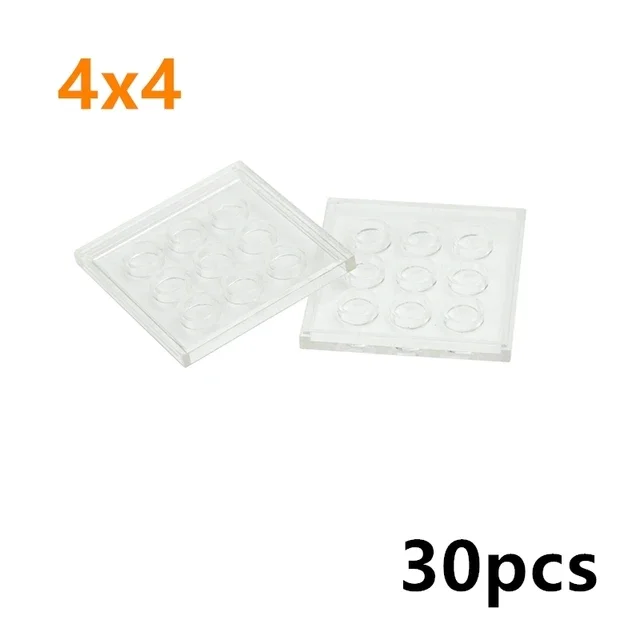 DIY Keramik fliesen Bausteine Moc glatte Figuren Ziegel 4x4 6x6 8x8 8x16 7x7 kompatibel pädagogische kreative Spielzeuge