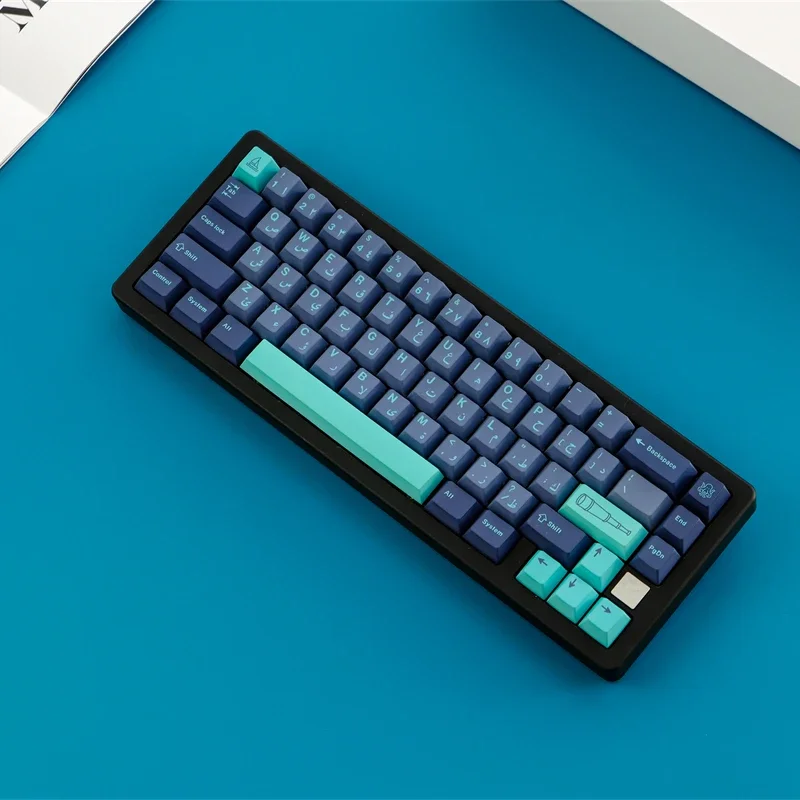 

129 Keys Arabian Sea Cherry Profile PBT Keycap Sublimated Personalized Key Caps for Cherry MX Switch Game Mechanical Keyboard
