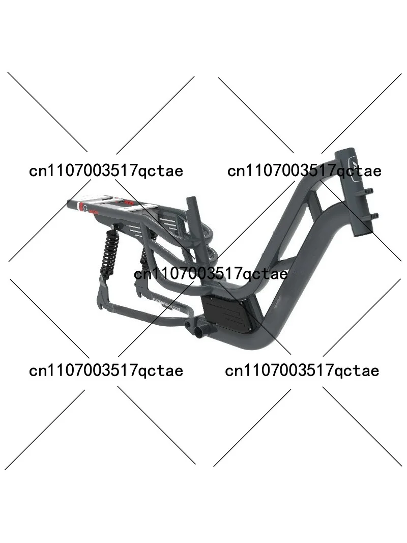 

Grey 20 Inch 6061 Aluminum Alloy 190mm Drop Out 400LBS Capacity Fat Tire Electric Bike Step-Through Frame