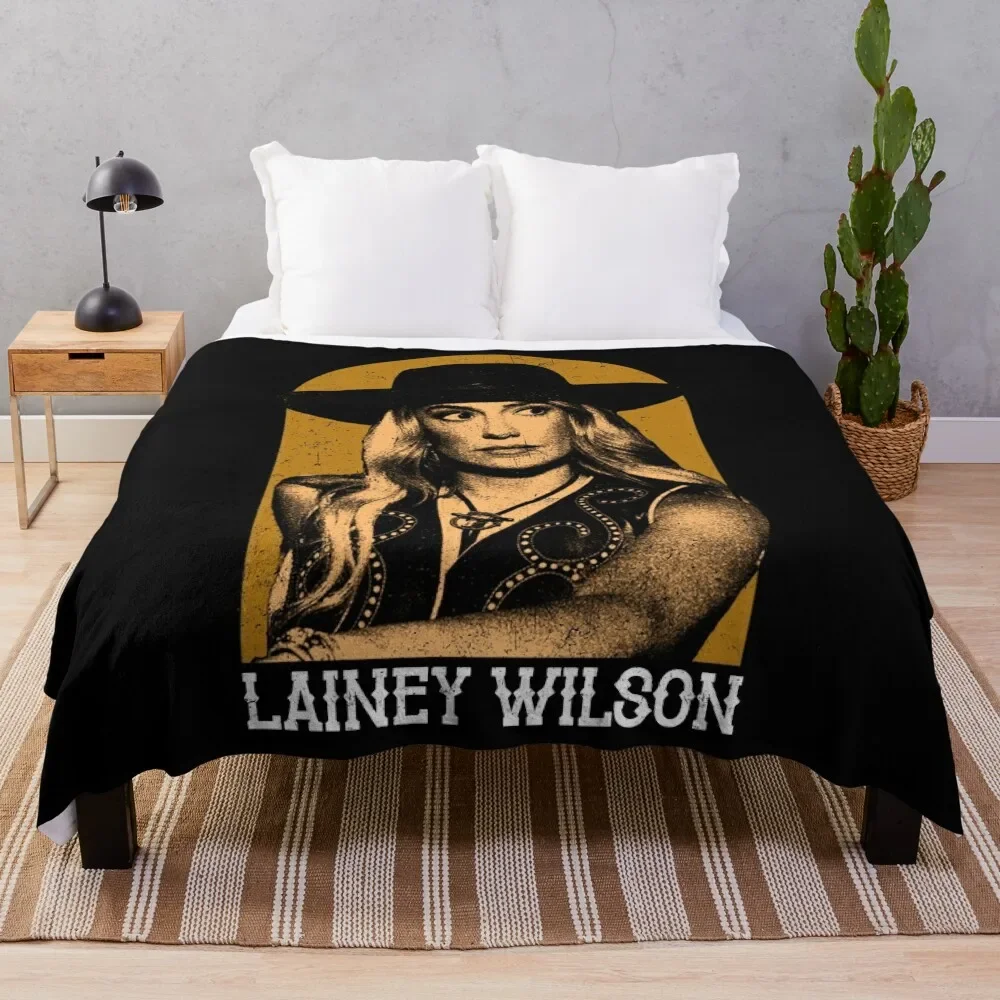 

Lainey Wilson - Country's Cool Again Portrait Throw Blanket Warm Comfortable Blanket for Office Napping
