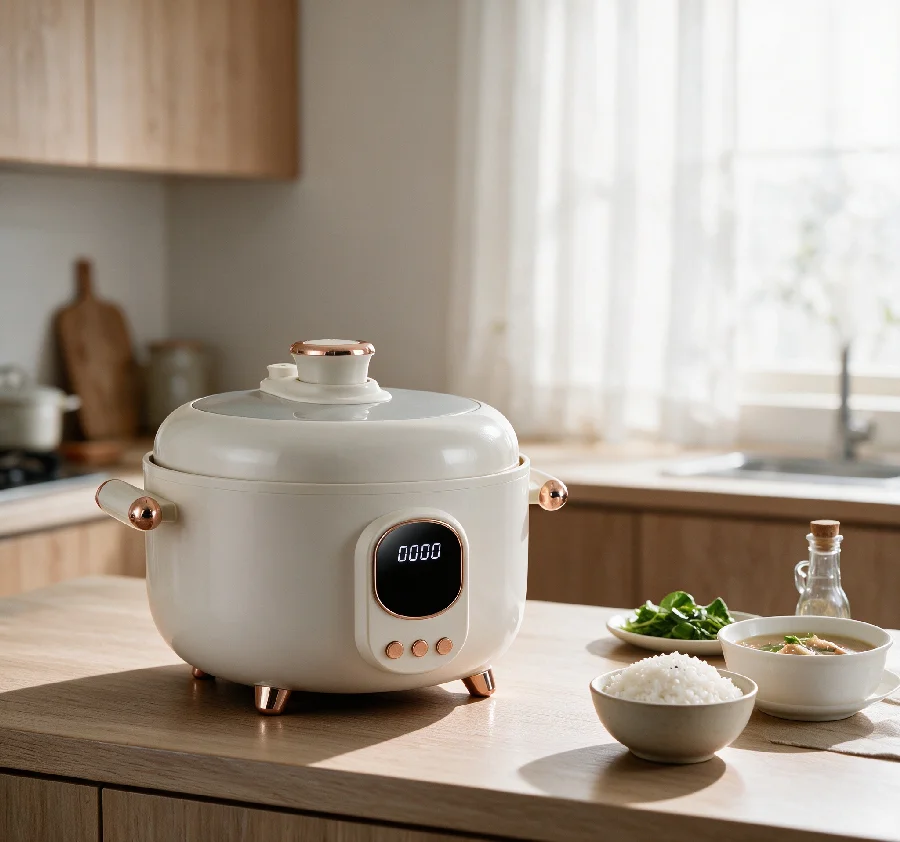 6-In-1 Multifunctional 4L Non-Stick  Rice Cooker for Household