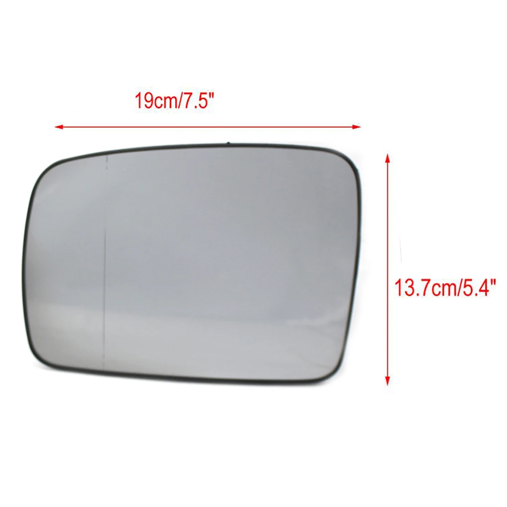 Left Passenger Side Heated Door Mirror Glass White for Land Rover Discovery 3 Freelander 2 Sport 2004-2009 LR017070