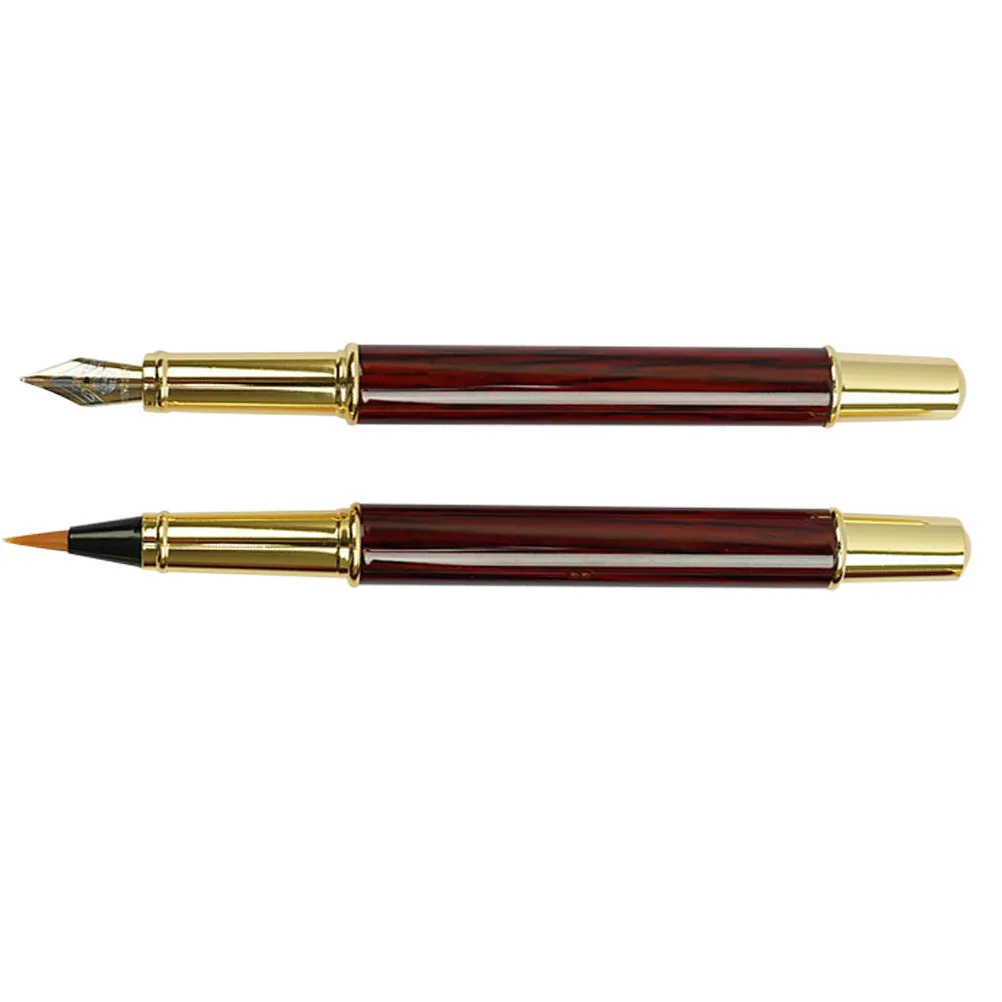 

Набор кистей для китайской каллиграфии, легкий дизайн, сменные насадки, подходят для акварели, рисования, письма, в подарок