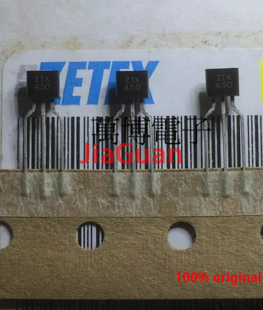 

10PCS free shipping ZETEX Triode ZTX450 TO-92 Transistor Audio Power Amplifier ZTX-450 Audio triode 1A 1W 60V