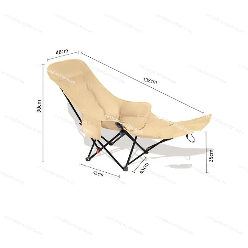 

Outdoor folding chair heightened three-gear adjustment moon chair portable camping moon chair camping