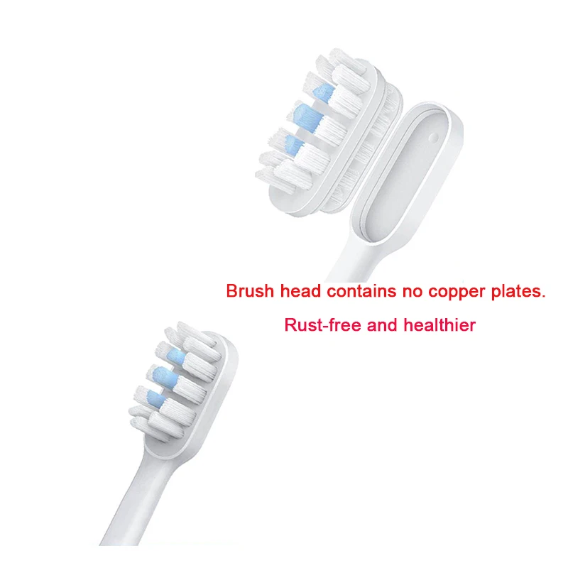 Original Replacement Toothbrush Heads for XIAOMI Mijia Sonic Toothbrush T300 T500 T500C, Electric Tooth Brush Heads