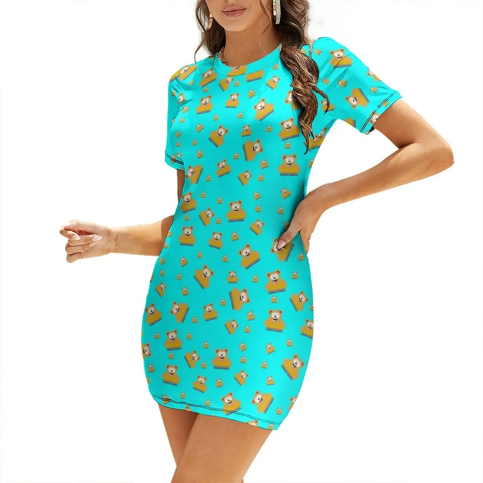 Vestido de manga corta Snacky Cakes South Park, vestidos elegantes de lujo para mujer, vestidos de noche para mujer 2026, vestidos para fiesta de boda