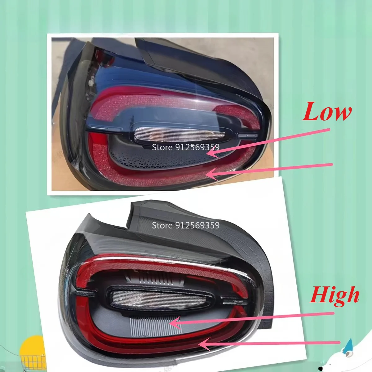 Rear Bumper Tail Light Tail Lamp For Dongfeng Nammi 01 Box 2024 Taillight Taillamp Brake Light Rear Turn Signal Light