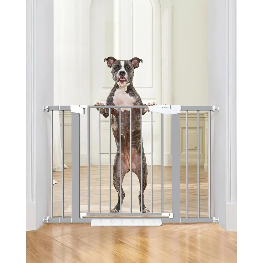 

29.7-46" Baby Gate or Stairs, Gits or Mom-Auto Close Dog Gate or The House, Easy Install Prure Mounted Pet Gates or Doorways, Ea