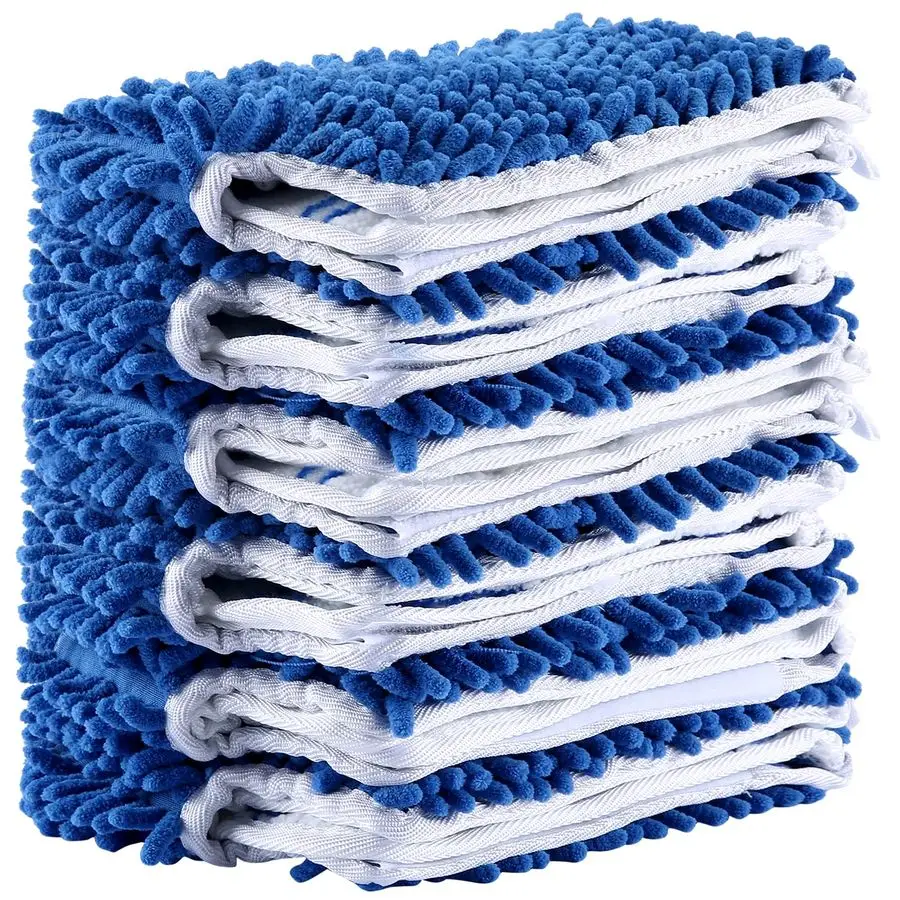 

Mop Refills, Compatible with OCedar DualAction Flip Mop, Replacement Mop Heads for Dry Wet Use, Washableamp Reusable for All Flo