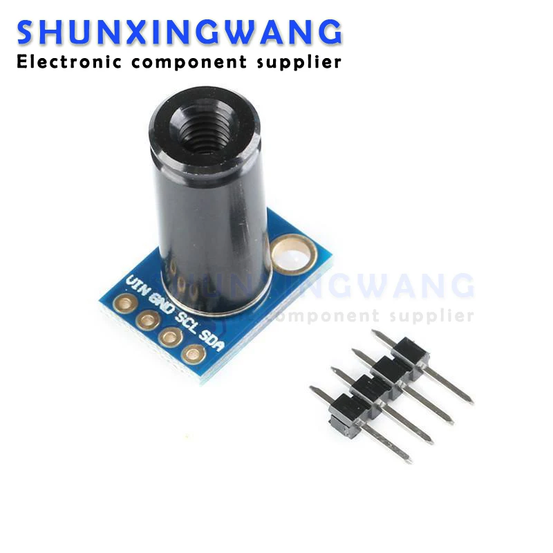 1pcs GY-906 MLX90614ESF-DCI non-contact infrared temperature sensor module GY-906-DCI MLX90614 I2C IIC Interface