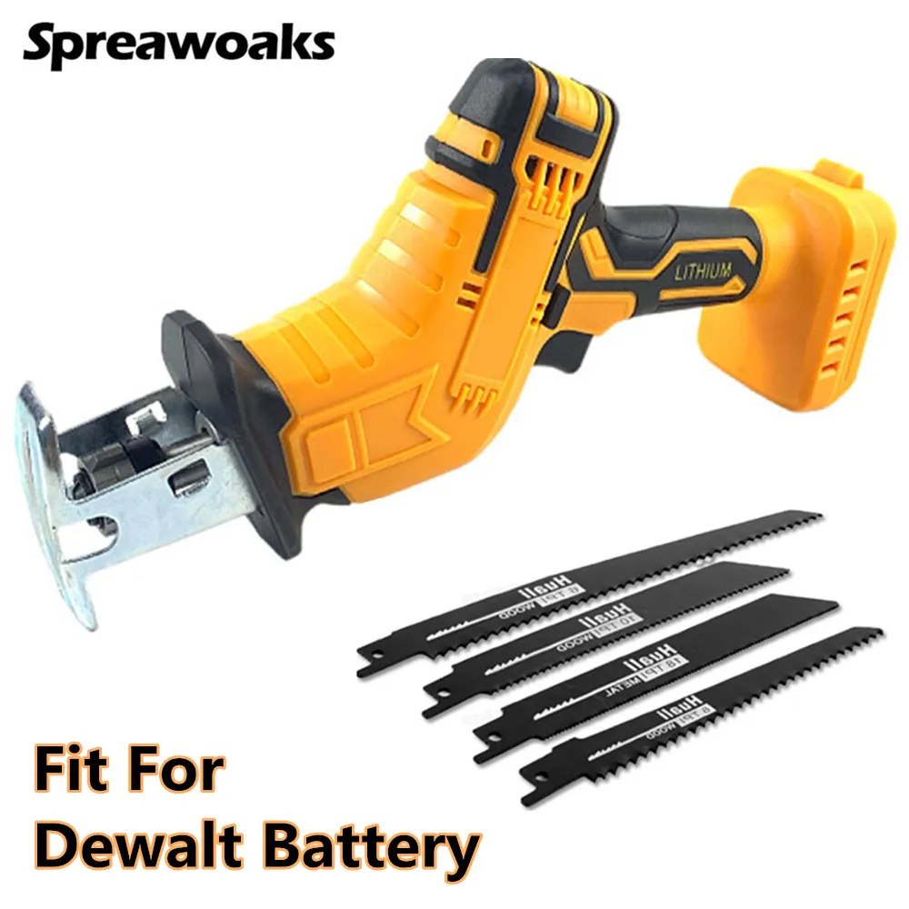 Cordless Reciprocating Saw For Dewalt 18V 20V Battery Electric Cutting Saber Saw Wood Metal Pipe Cutting Power Tools