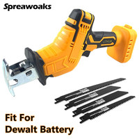 Cordless Reciprocating Saw For Dewalt 18V 20V Battery Electric Cutting Saber Saw Wood Metal Pipe Cutting Power Tools