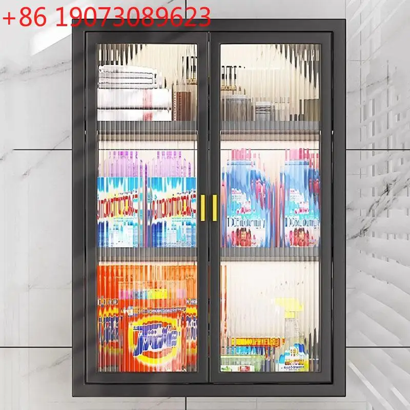 

Эстетический настенный винный шкаф для ванной комнаты, парфюмерные гаджеты, маленькая современная ванная комната