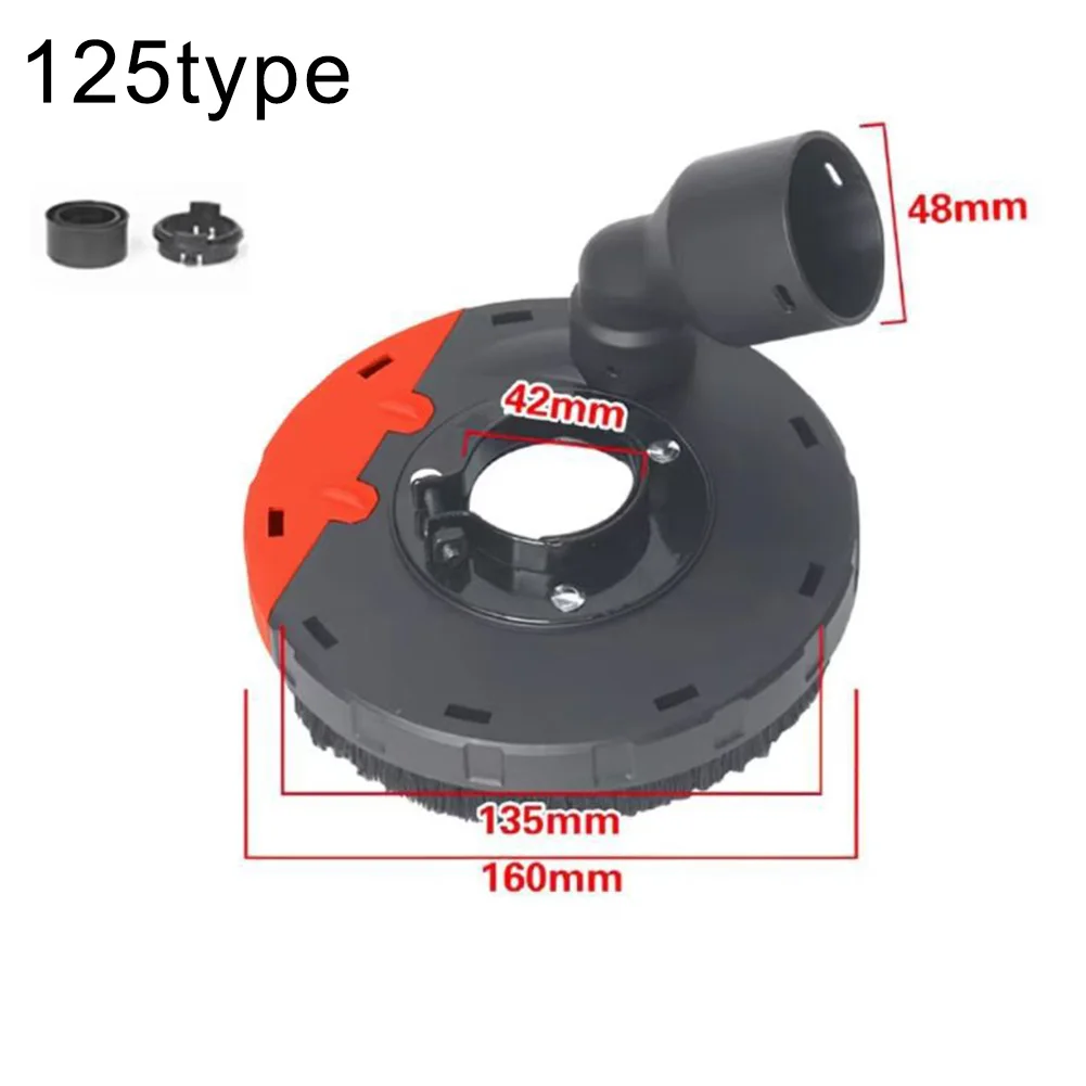 100/115/125/180Type Angle Grinder Dust Cover Grinding Cutting Dust Shroud Dust Collection Cover Protective Cover Power Tools