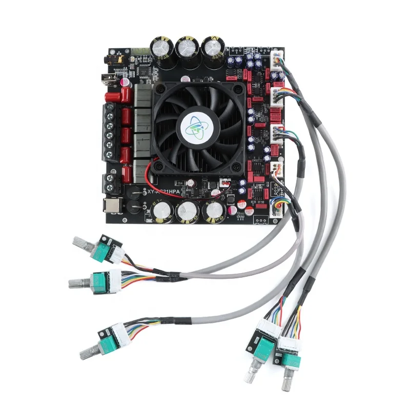 AS21HPA High-Power BT 5.2 Digital Amplifier Board 2.1 Channel Class D Subwoofer 300W*2+600W TPA3255 Speaker Module
