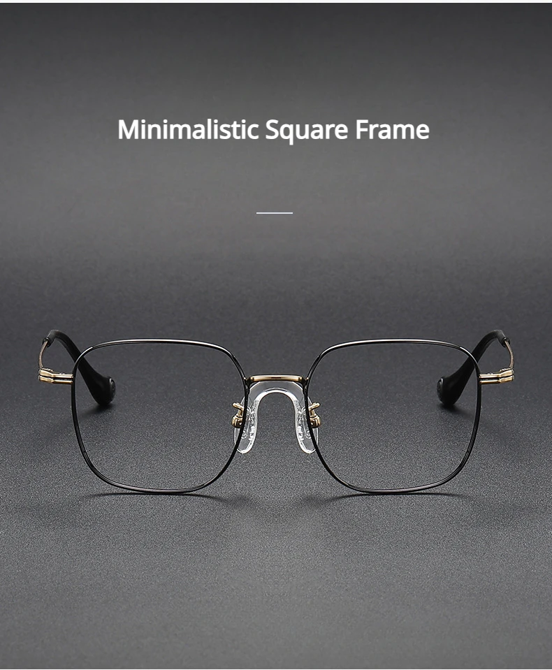 Titanium Glasses Frame for Teenagers Ultra-Light Titanium Sqare Children's prescription Myopia eyeglasses Frames Small Size