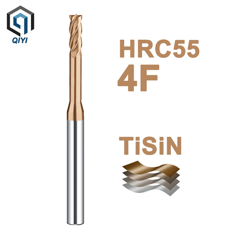 Imagem -04 - Deep Groove Tungsten Carbide End Mills Flautas Longo Pescoço Fresas Cnc Fresa para Aço Longa Flauta 12 16 20 mm Hrc55