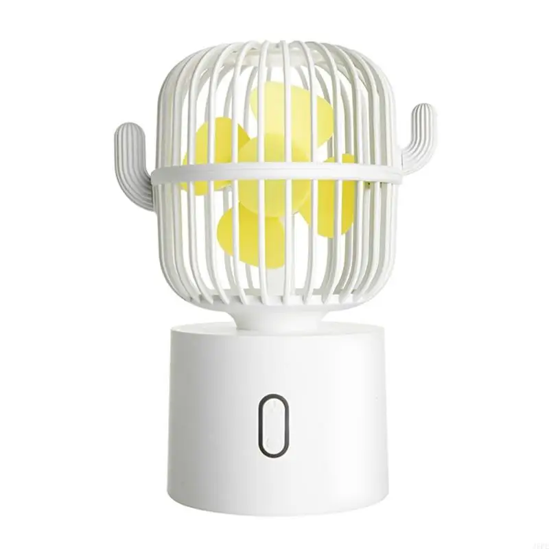 j6pe cactus mini table table table absible 80 درجة التناوب التناوب 3 سرعات للغرفة المنزلية في الهواء الطلق السفر في الهواء الطلق