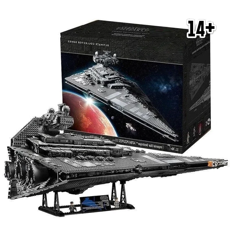 

В наличии: Конструктор UCS Imperial Destroyer Moc Building 75252 – Идеальный подарок на Рождество для гостей, Набор космических кораблей из кирпичиков