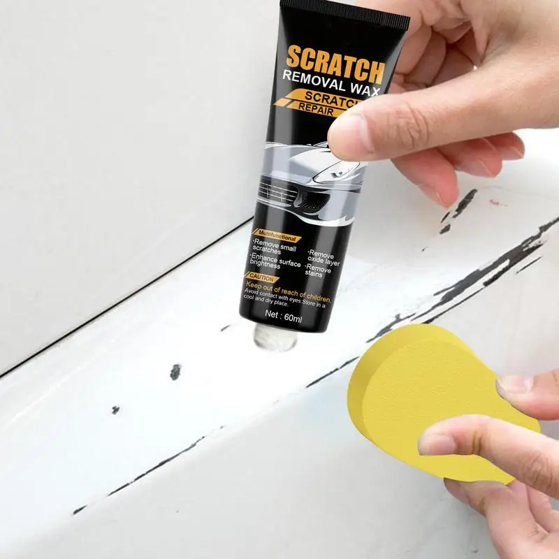 

Car Scratch Eraser Rubbing Compound Fast Easy Safe Multifunctional Ultimate 60ml Scratch Remover For Vehicles Auto Polish