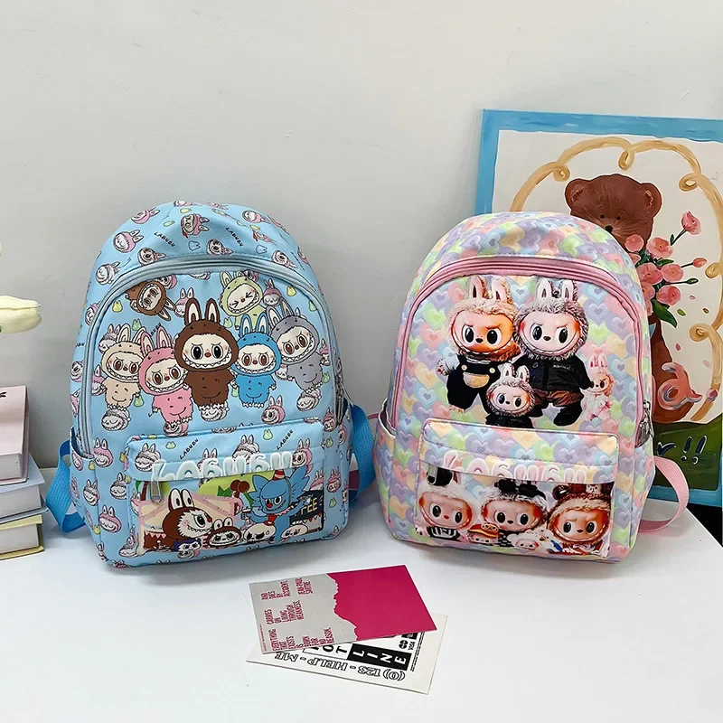 

LABUBU Cute Children's Backpack Cartoon Printed Labubu Schoolbag for Primary School Students Fashion Trend Baby Backpack