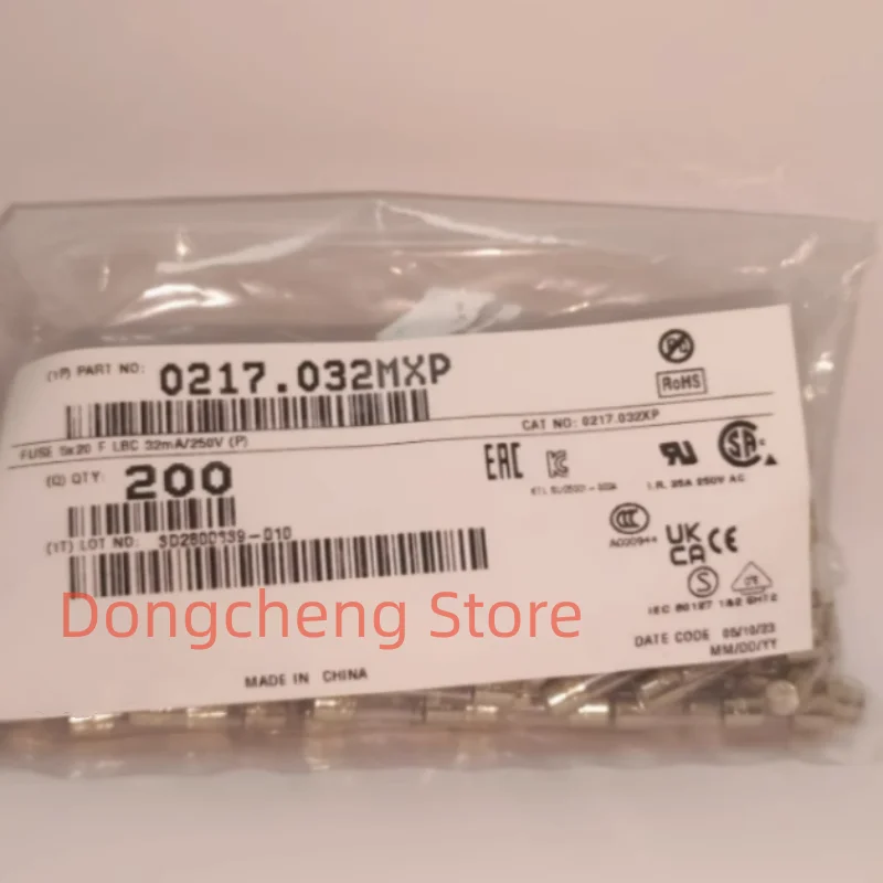 10 قطعة/الوحدة 100% جديد الأصلي Littelfuse 0217.032MXP 5x20 مللي متر 32mA 250V الزجاج فيوز F32mAL250VP ضربة سريعة #2