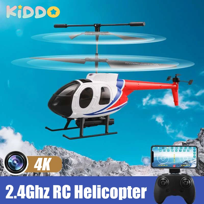 

RC Helicopter Drone Remote Control Airplane with 4K Camera Aircraft USB Charge Control Drone Kid Plane Flying Toys Indoor Flight