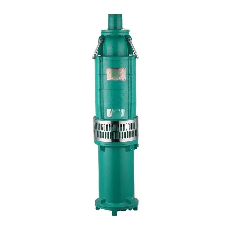 Oil immersion pump Three-phase oil-filled submersible pump Garden large flow agricultural multi-stage pump High lift