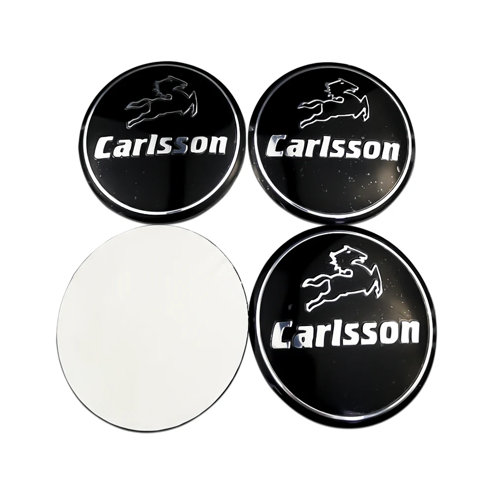 4Pcs Car Wheel Center Emblem Stickers Hub Badge for Mercedes Benz Carlsson Lorinser W204 W205 W213 W210 CLK GLA A180 E320 G63