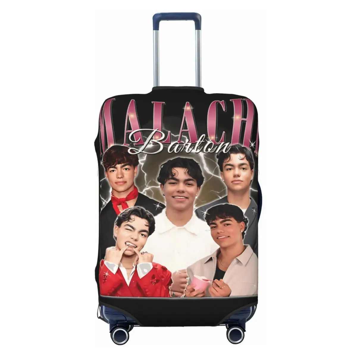 Malachi Vintage Bootleg 90s Suitcase Cover Useful Business Protection Luggage Case Holiday