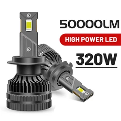 High Power H7 Led Headlight Canbus 200W 50000Lm H1 H8 H9 H11 Bulbs Kit 360 Quartz hb3 Hb4 Hir2 Car Lamp 9005 9006 9012 Fog Light