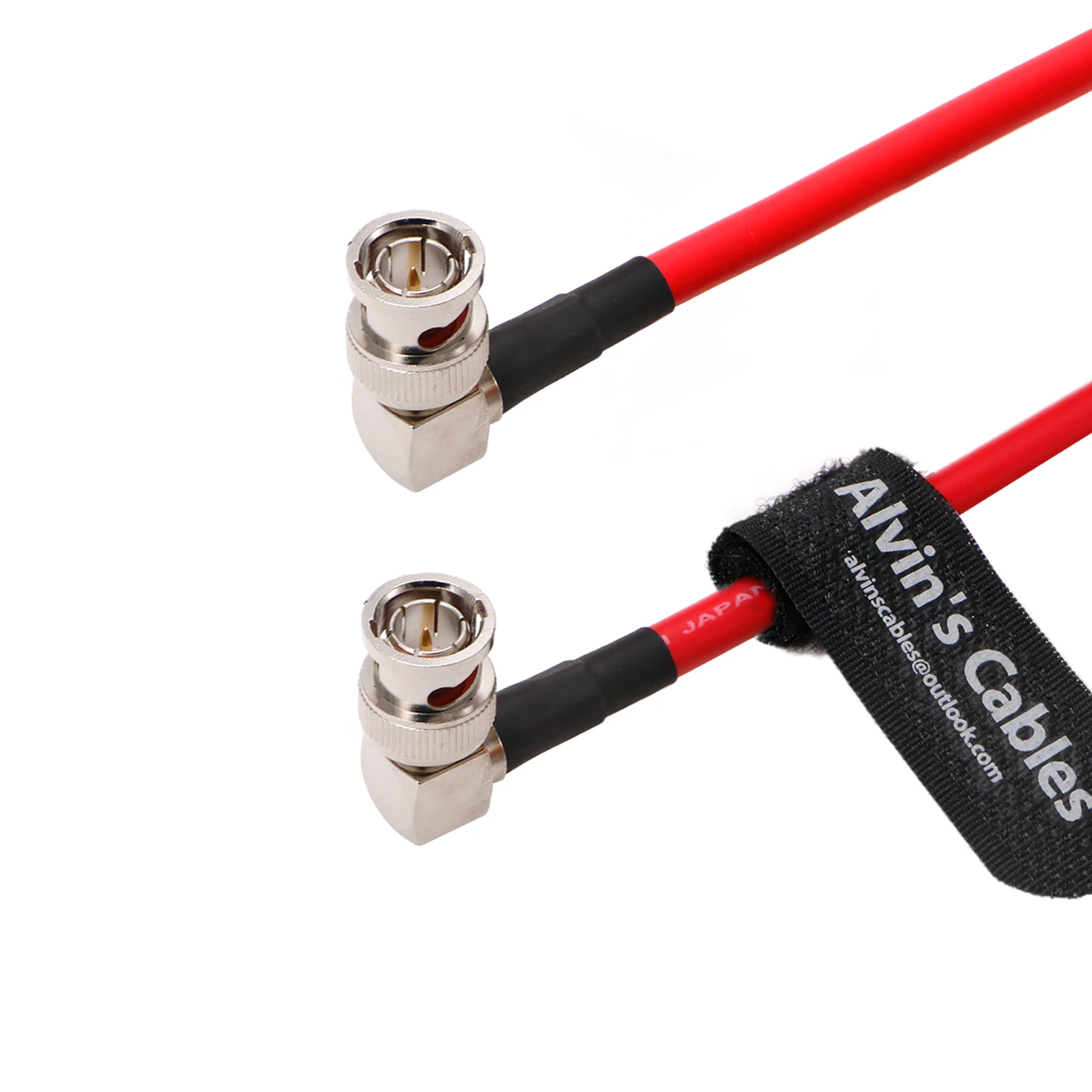 12G BNC-Coaxial-Cable Alvin's Cables HD SDI BNC Male to Male L-Shaped Original Cable for 4K Video Camera 1M