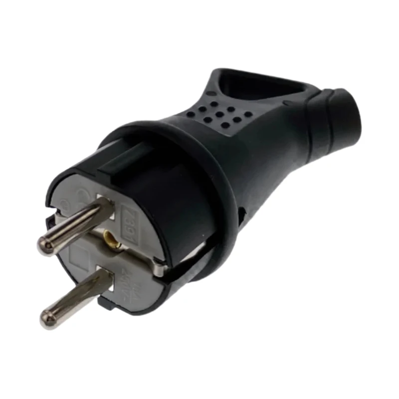 Hoge Poer Socket Rubber Waterdichte Elektrische Geaarde EU Connector 16A 250V Industriële Socket Mannelijke En Vrouwelijke Socket Anti Drop