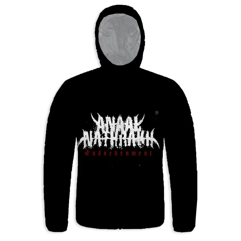 Neue Mode 3d gedruckt Anaal Nathrakh Band Reiß verschluss Daunen gefüllten Mantel Kapuze Sweatshirts Harajuku Hoody Tops Kleidung