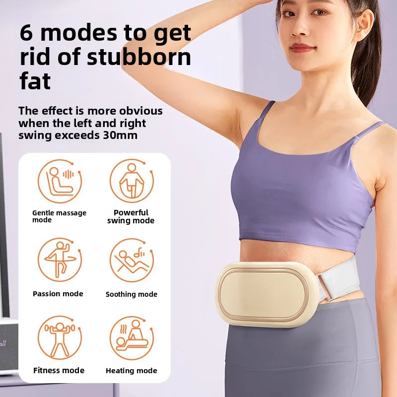 Fat Slinger Vibration Plate, Home Portable Fitness Equipment Belt Shape, Fat Burning Slimming Belly, Electric Abdominal Massager