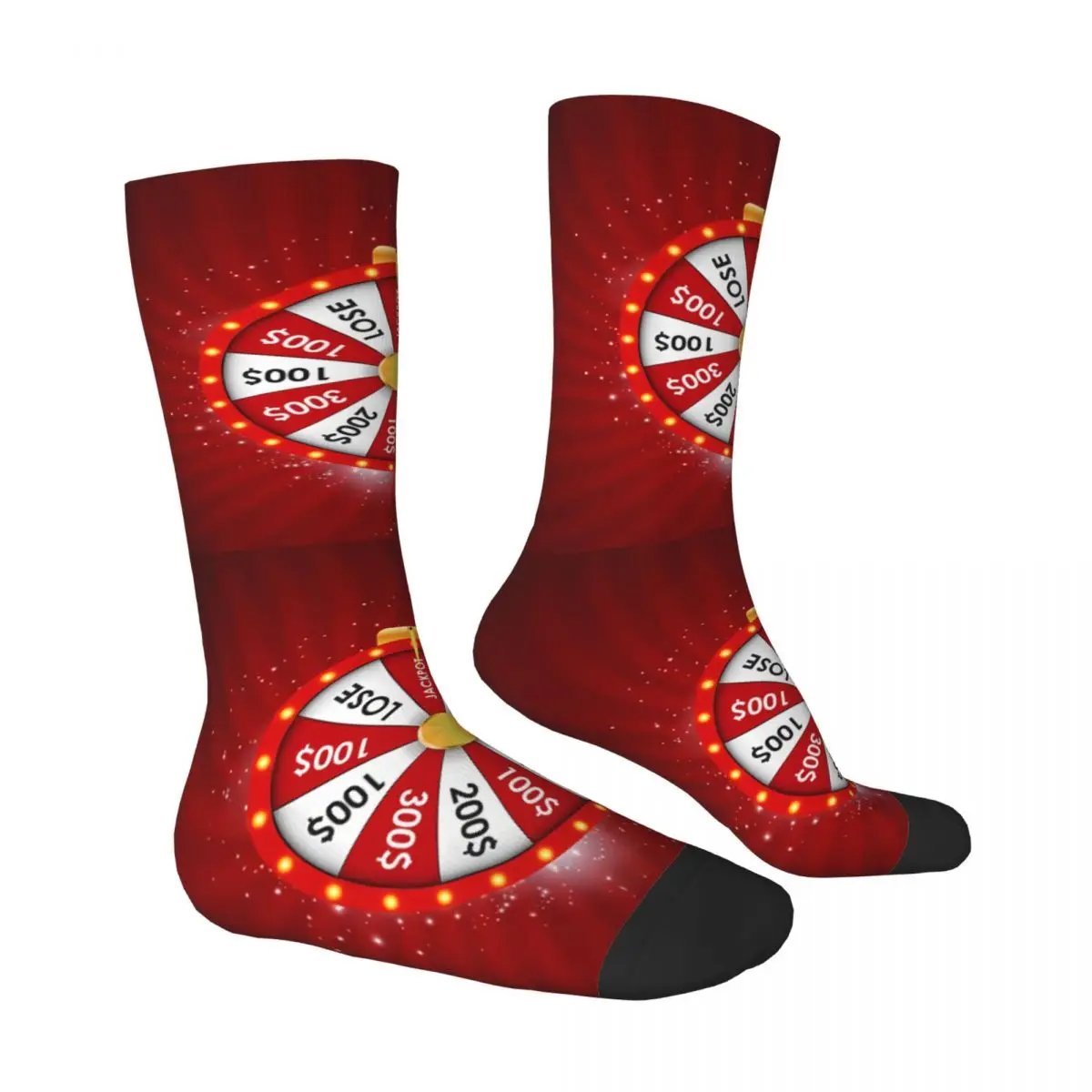 Wheel Of Fortune Sock Printed Man Polyester
