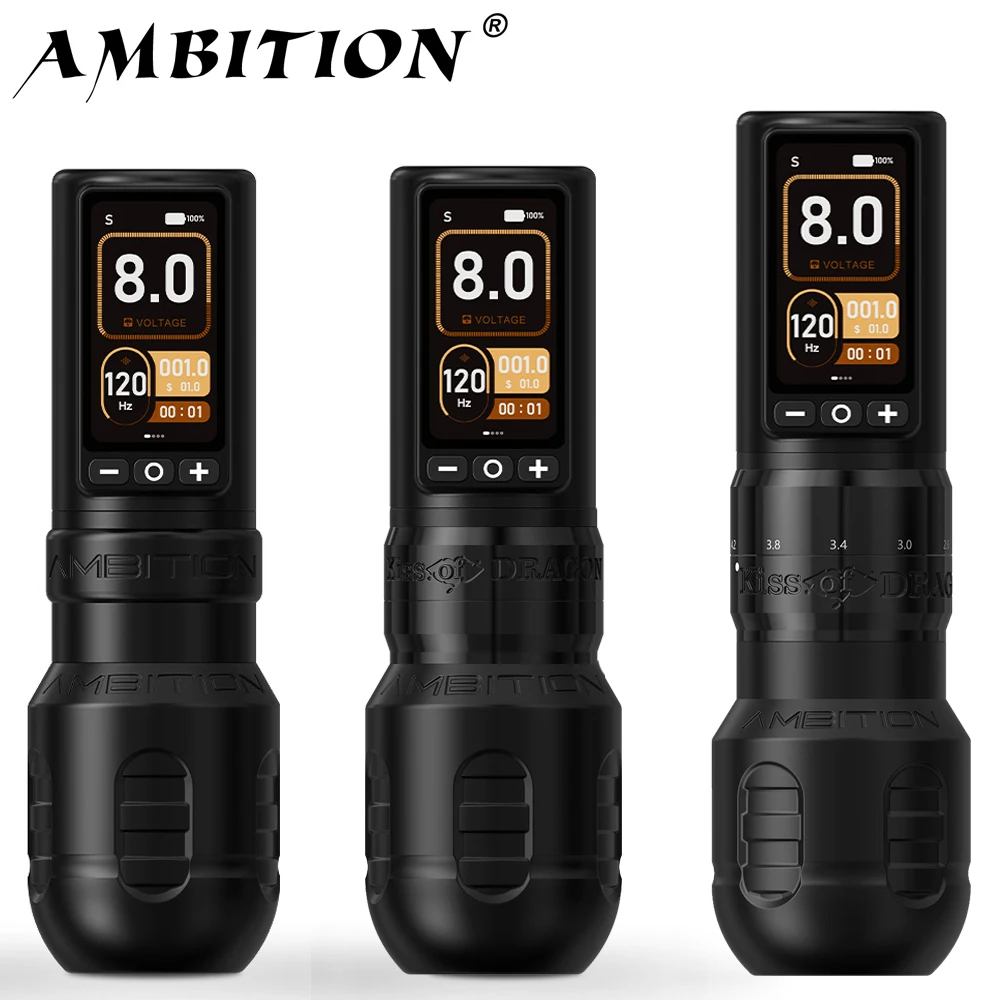 

Ambition 270 Батарея 2400 мАч Match Беспроводная тату-машинка Torden Max Traveler-T1-T2 Мотор для татуировки Ручка Цветной сенсорный экран